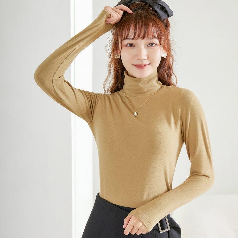 Новое осенне-зимнее женское теплое осеннее платье Darlon, одинарный топ с подушкой, теплая пижама с высоким воротником и подкладкой, домашняя одежда