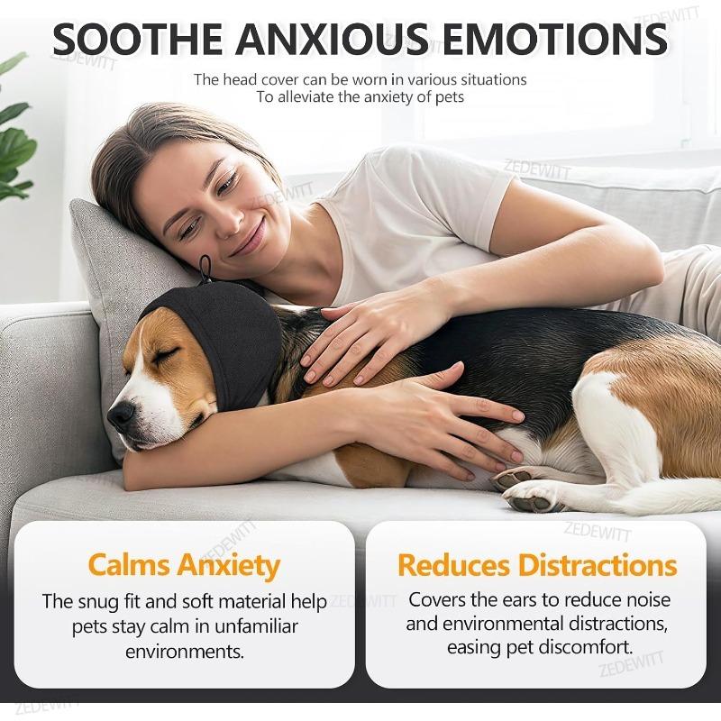 Dog Calming Earmuff Tough Adjustable Breathable Soundproof Dog Grooming Earmuff Washable Anti Anxiety Noise Cancelling Earmuffs