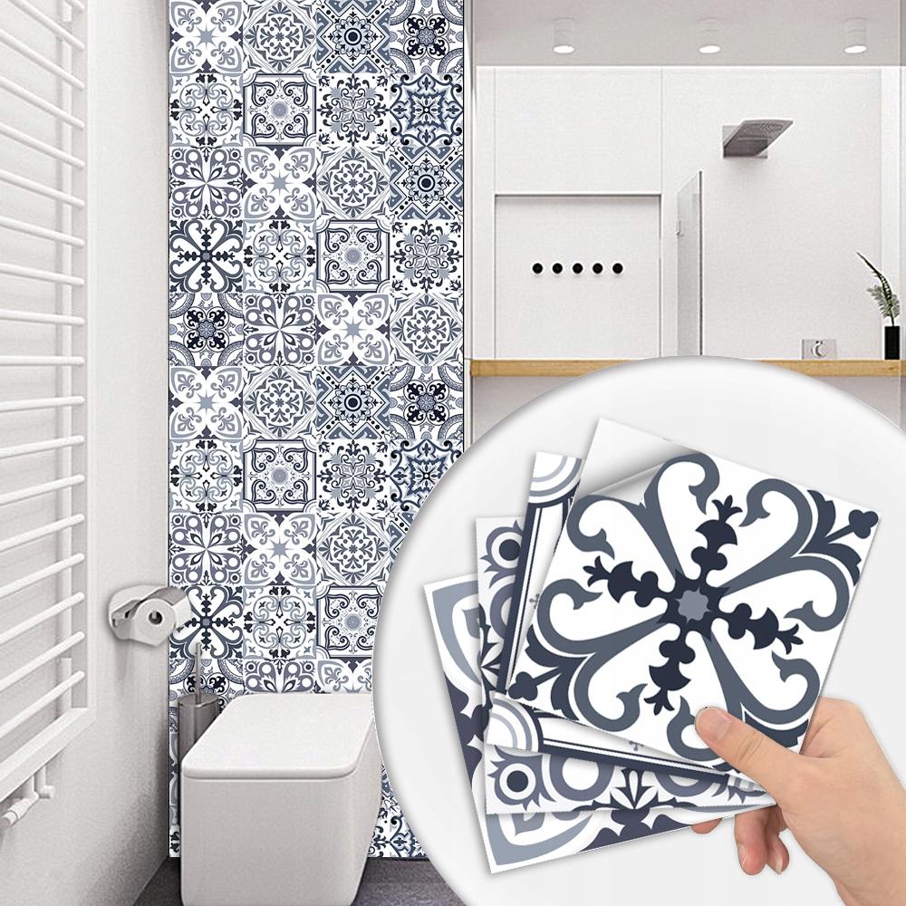 Self-adhesive PVC Patchwork Panel Tiles Set of 10 Wallpaper 20X20Cm Zm-06-038