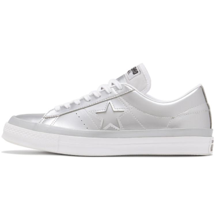 Converse Одна звезда Низкий Серебряный 169803C