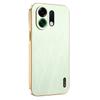 For Oppo K13 Turbo Pro 5G/K13 Turbo 5G Case Electroplating Silk Texture PU+TPU Phone Back Cover