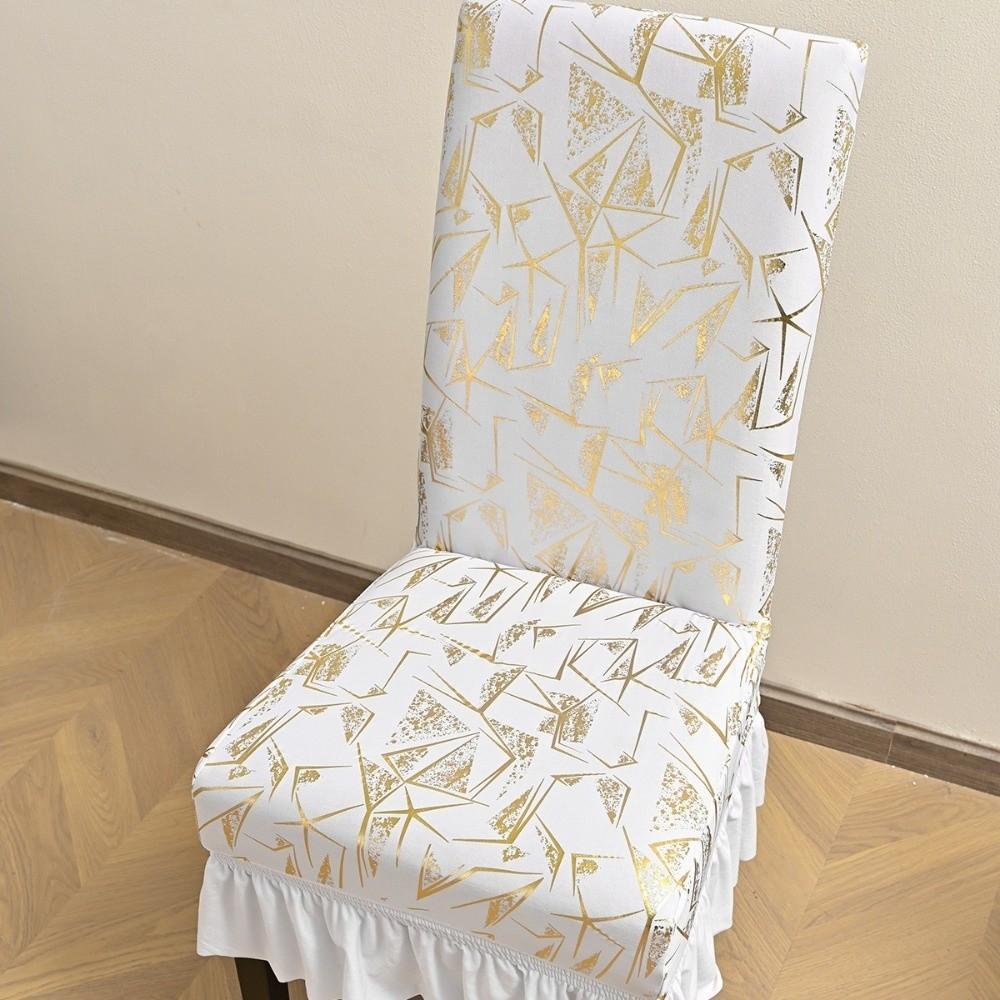 Dustproof Skirted Chair Cover Wear-resistant Dinning Seat Case Chair Slipcover Living Room