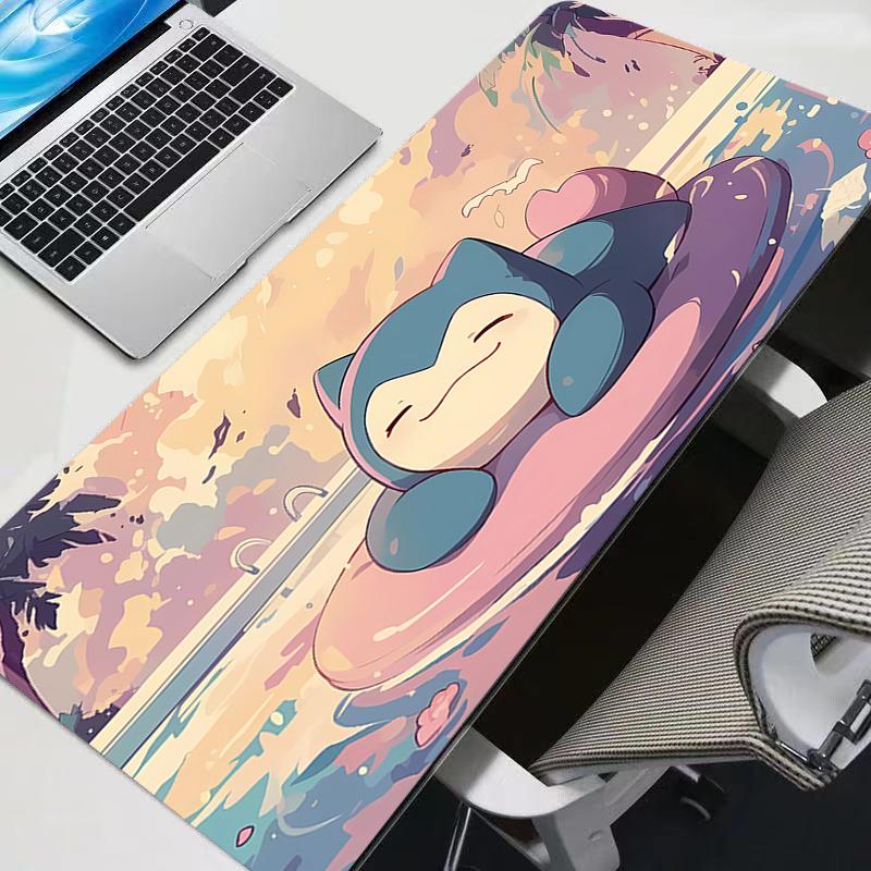Anime Computer Mouse Pad Gamer Mouse Pads Large Gaming Pokemon Pikachu Mousepad XXL Desk Mause Pad Keyboard Mouse Carpet
