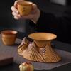 Фильтр для чая Qianli Jiangshan на дровах, креативное украшение для дома, керамический фильтр для чая, держатель для ручки, крышка для подноса, аксессуары для чайной посуды