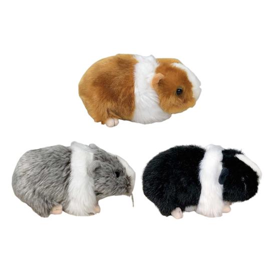 Cute Mini Dutch Pig Plush Toy Soft Stuffed Animal Lifelike Guinea Pig Doll Children's Gift for Christmas Birthdays
