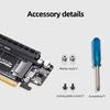 Адаптер PCIe X16 - X8+X4+X4 M.2 PCIE PCIE4.0 с поддержкой SSD 2280/2260/2242/2230 #