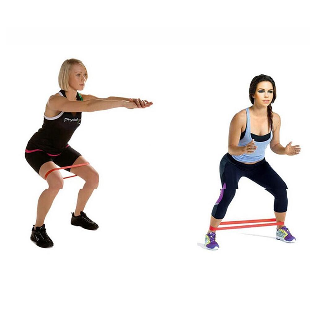 Бодибилдинг Тренажерный зал Петля Упражнение Резинки для тренировок Силовая тренировка Резина Эластичная лента