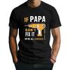 Европейские размеры papa Приталенная мужская футболка, Влагоотводящая и Свобода движений