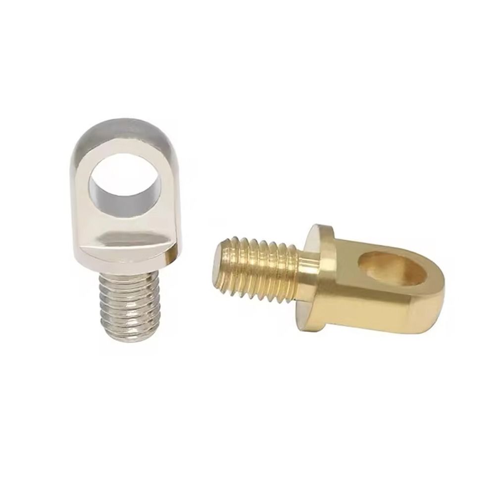 5Pcs M3-M10 Brass Eye Bolts Brass Lifting Ring Eye Bolt for Wire Rope Plant Light Suspension