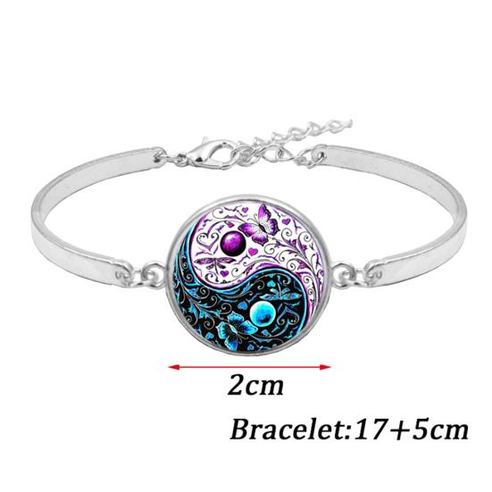 Винтажный женский круглый кулон-цепочка, ожерелье, серьги-крючки, браслет, комплект ювелирных изделий