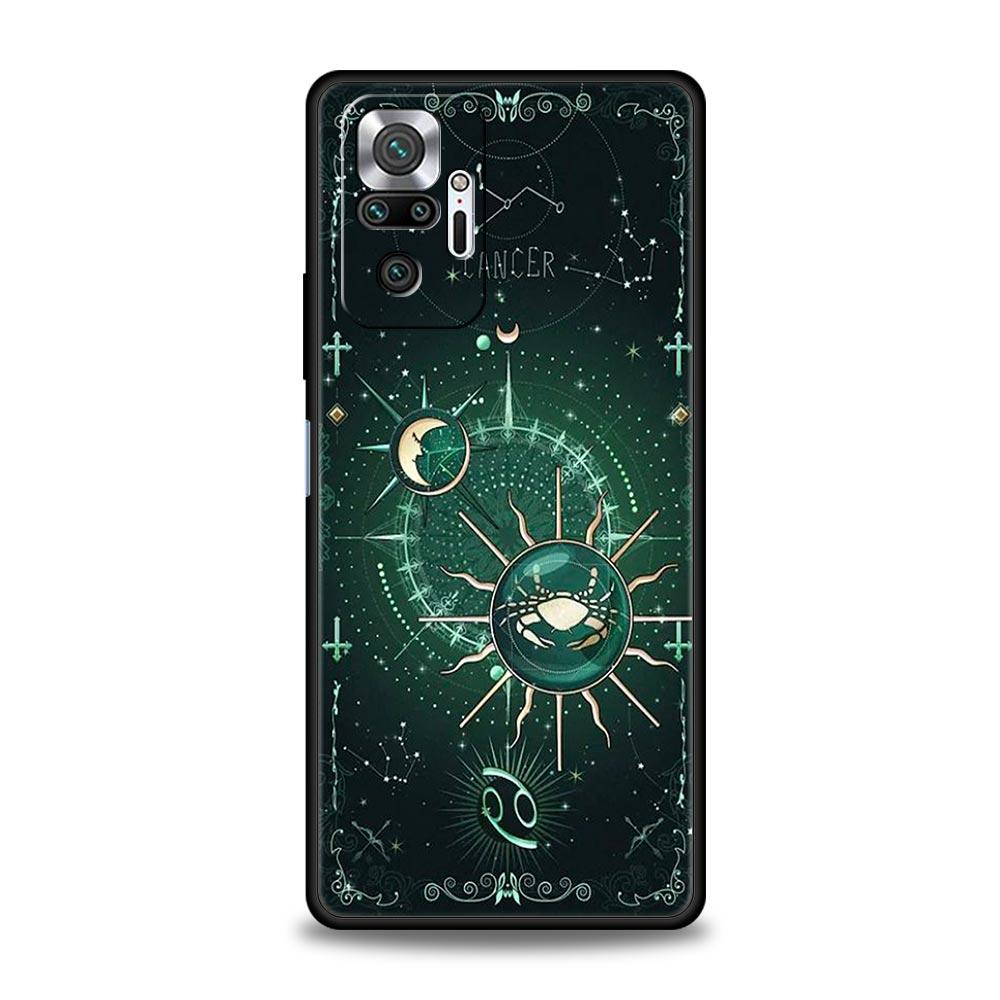 Чехол для телефона 'Созвездие' для Xiaomi Redmi Note 14 13 5G 10 11 12 Pro Plus 4G 14C 13C 12C 10C Черная крышка