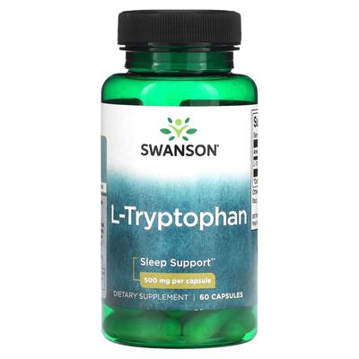 L-триптофан, 500 мг, 60 капсул