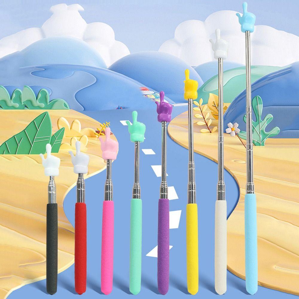 Steel Finger Design Finger Reading Sticks Handheld Presenter Whiteboard Pointer Teaching Stick