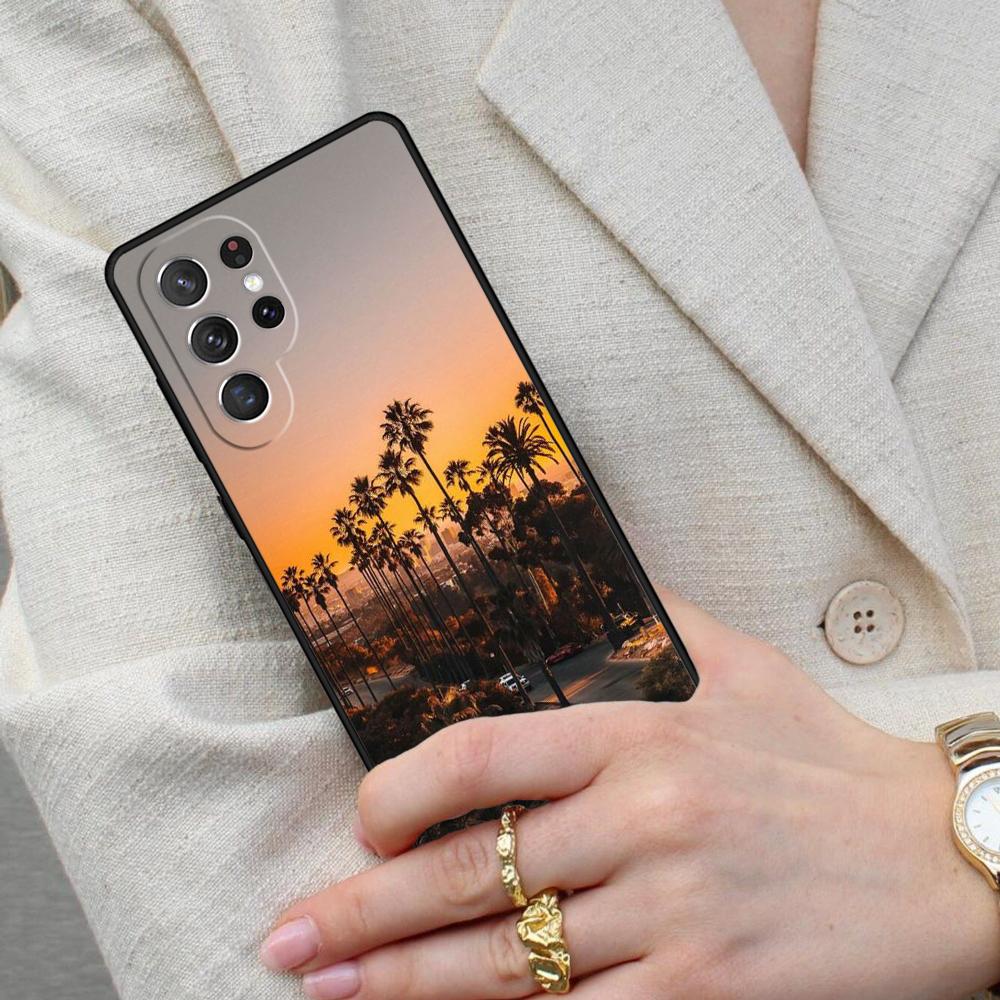 Летний закат на пляже на море Чехол для мобильного телефона для Samsung Galaxy S26 Ultra S25 S24 S23 S22 S21 S20 Note10