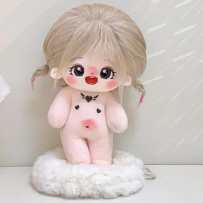 20 см Кавайная Плюшевая Кукла Идола Хлопковая Кукла Игрушки Набивные Фигурки Супер Звезды Милые Толстые Тела Можно Менять Одежду Коллекция Фанатов Подарки
