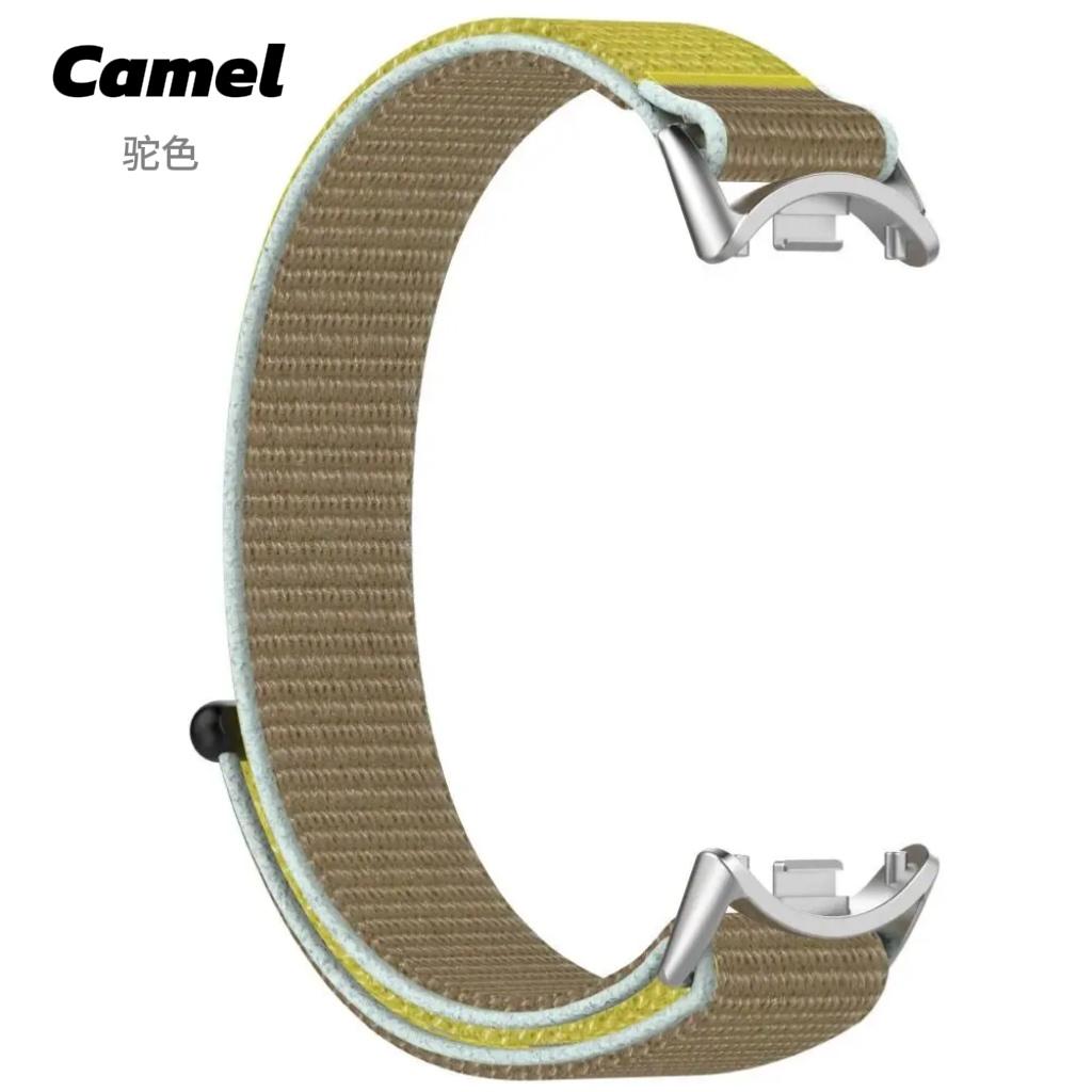 Нейлоновый ремешок-петля для браслета Xiaomi Smart Band 8, регулируемый эластичный браслет, ремешок для часов Mi Band 8, аксессуары