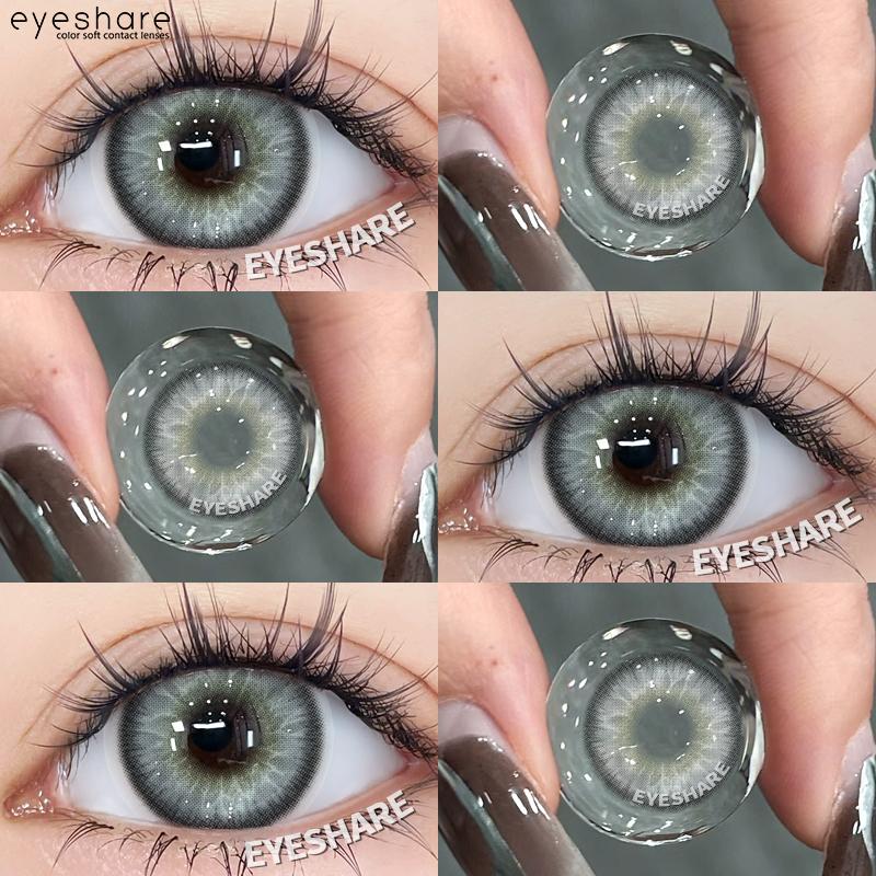 Eyeshare Цветные контактные линзы Black Beauty Pupil Натуральные линзы Цветные контактные линзы Синие контактные линзы Контактные линзы для глаз