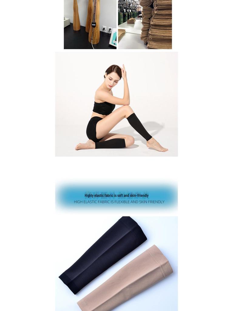 Компрессионные носки до середины голени с эластичной повязкой