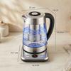 Electric Kettle, 1,7L Fast-Boiling 2200W Kettle with UK Strix Thermostat, Tea Filter, Keep-Warm Function