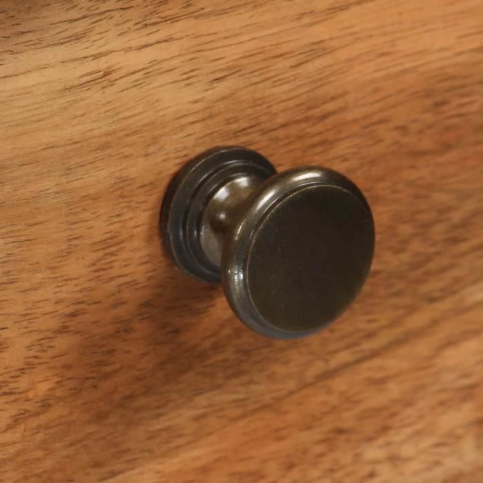 VidaXL Writing Table Solid Acacia Wood 110 X 50 X 76 Cm