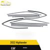 22 Highlander Window Trim Anti-Scratch Decorative Sticker - Protects Plastic & Glass