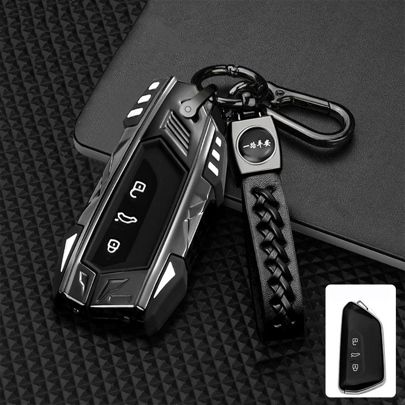 Чехол для ключей от машины, сумка для ключей для Volkswagen VW Golf 3 4 5 6 Mk4 Mk6 Passat B5 B6 B7 B8 Cc Polo Tiguan Mk2 Touran Jetta 6 Bora Mk6