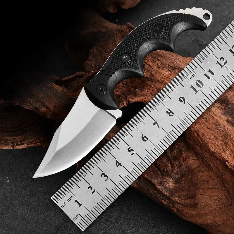 New EDC Tool Outdoor Wilderness Survival Knife Multifunctional Straight Knife Non Folding Knife Portable