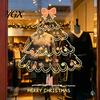 Christmas Window Clings Tree Sticker, Simple Line Static Cling Decal, Waterproof PVC Glass Removable Festive Decal for Holiday Home Doors Windows