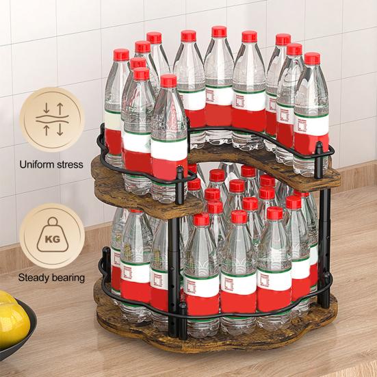 Органайзер Lazy Susan для специй, регулируемая высота, простая установка, вращающийся поворотный столик, настольная стойка для хранения приправ