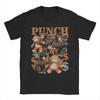 Cute Monkey Punch Team Punch Tee Shirt for Unisex Women New Arrival T Shirts 100 Cotton Clothing