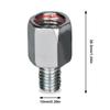 Motorcycle Mirror Adapter Screw Conversion Adapter M8/M10 Bike Mirror Extension Adapter Mirror Adapter Forward