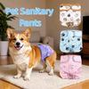 Washable Female Dog Diapers Breathable Dog Underwear Pet Sanitary Pants  Dog in Heat