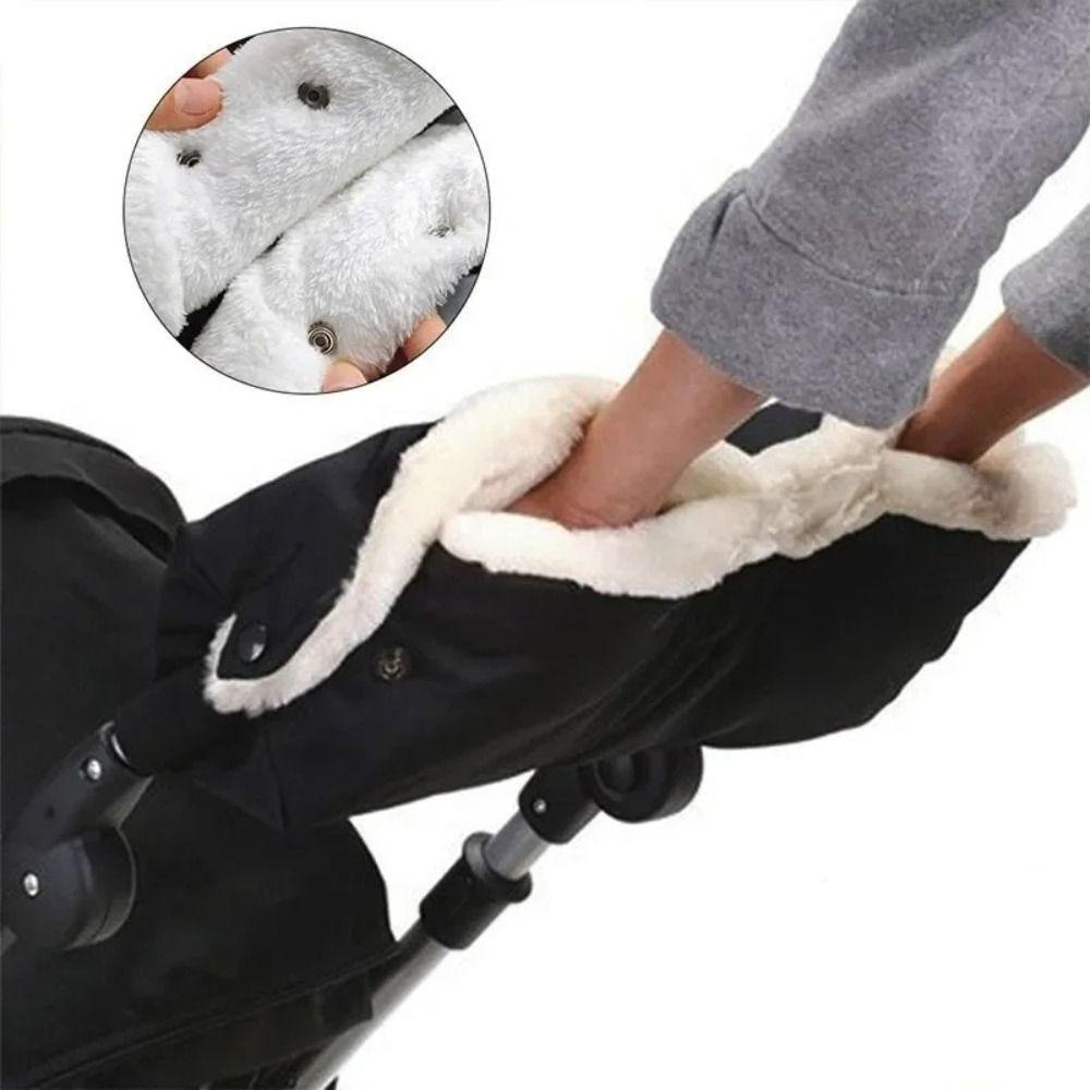 Winter Warm Push Chair Glove Universal Baby Stroller Accessories Fashion Stroller Gloves