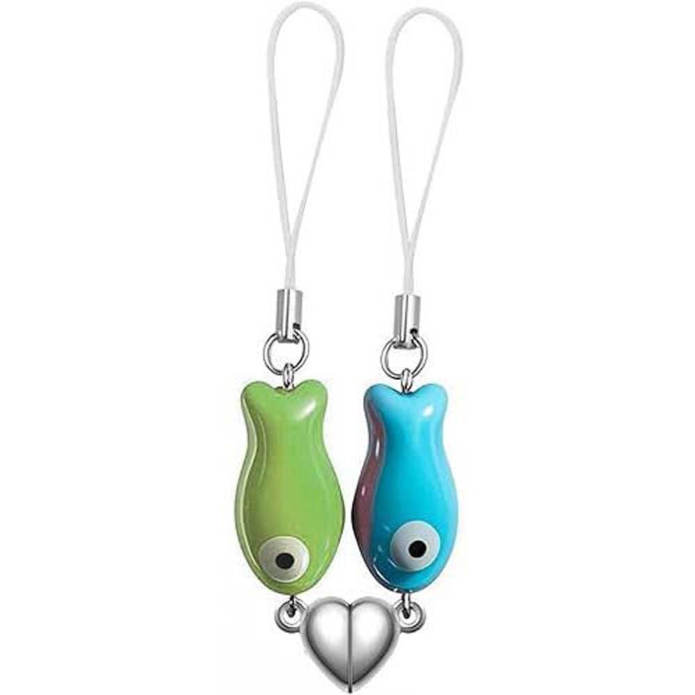 Hanging Ornament Magnetic Matching Keychain Bag Charm Couples Keychain  Best Friend