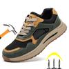 Lightweight Sneakers Men Women Breathable Construction Shoes Safety Shoes Men Women Work Shoes Steel Toe Cap Working Boots