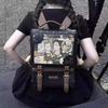 Y2K Панк Женская Ита-Рюкзак Новый Модный Винтажный DIY Дисплейный Рюкзак Лолита Девочка Прозрачный Мешок Повседневный Харадзюку Школьный Рюкзак