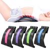 Waist Trainer Back Stretcher Adjustable Cervical Spine Lower Back Neck Pain Relief Massager Cushion Arch Lumbar Back Cracker Board Stretching Device