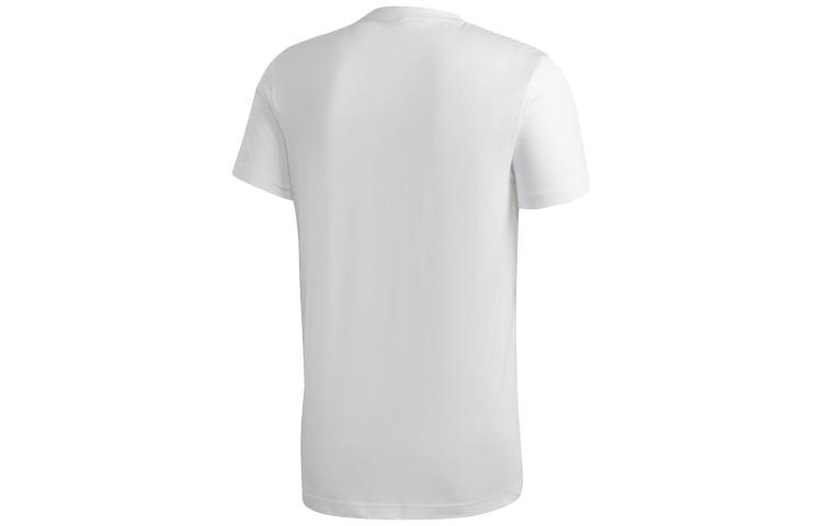 Adidas T Shirts Men's White Crew Neck Moderate Straight Fit GD6598
