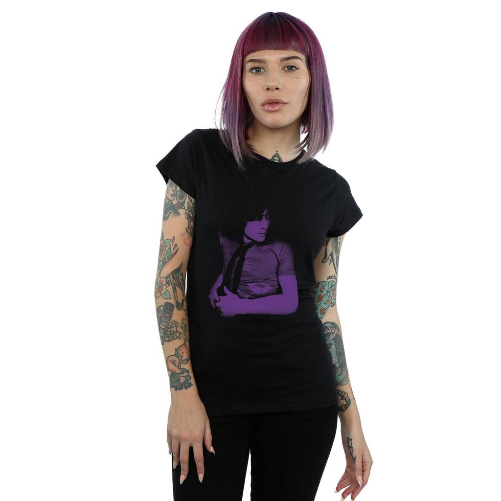 Syd Barrett Womens/Ladies Violet Portrait Cotton T-Shirt