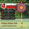 Archery Target and Metal Stand Set