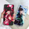 Kimetsu No Yaiba Demon Slayer Anime Case For Samsung Galaxy S21 5g S20 Fe S22 S10 S23 Ultra S10e S8 S9 Plus Square Liquid Cover