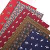 60x60cm Square Scarf Pocket Towel Headband Fashion Neckerchief Suit Accessories Printed Business Cashew Flower Vintage Necktie