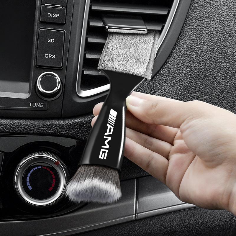 1Pcs Car Air Conditioning Air Outlet Cleaning Dust Removal Soft Brush Cleaning Tool For Mercedes Benz AMG W212 W205 W246 W177 W176 W213 GLC GLE GLS
