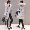 Women's Winter Jacket Coats Simple Generous Fashion In The Long Section of The Cotton Outerwears Large Size Slim Female Cotton Youthful Woman Clothes