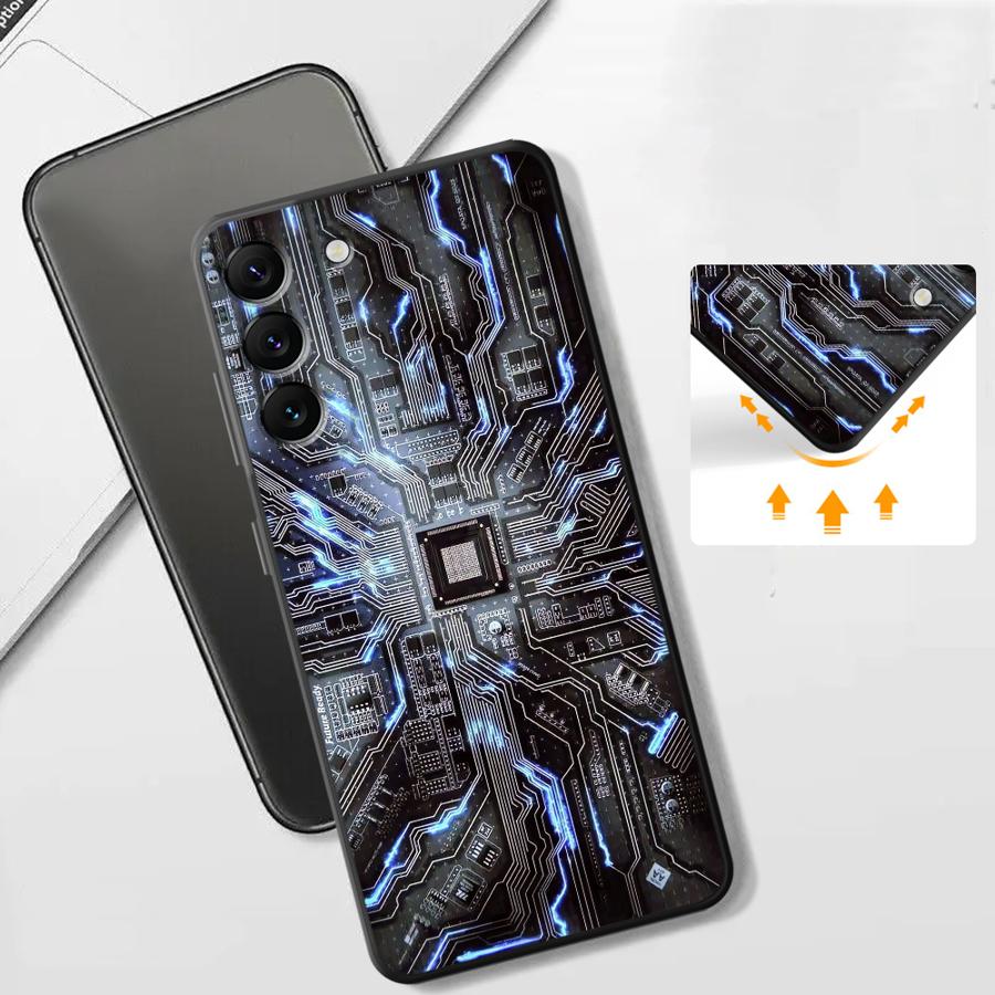 Чехол для телефона Funda для Xiaomi Redmi Note 9 10S 9S 11 10 11s 12s 14 13 Pro Plus 7 8 12 Pro Ретро Печатная плата