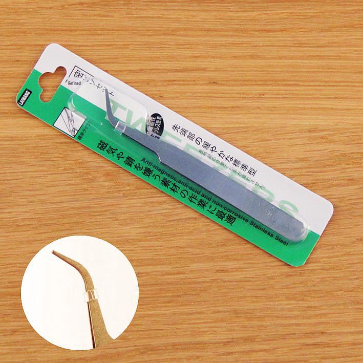 Набор тонких пинцетов из нержавеющей стали для дизайна ногтей, коррекции бровей и удаления волос