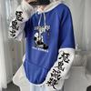 Japanese Anime Demon Slayer Shinazugawa Sanemi Manga Men Hoodies Sweatshirts Unisex Long Sleeve Winter Loose Casual Pullovers