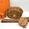 [Pre-Owned] Monogram Print Multifunctional Leather And Canvas Three-In-One Crossbody Bag - Excellent #1LI1TWI