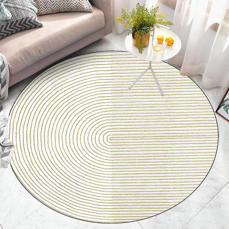 Круглые ковры для гостиной, большие ковры для спальни, компьютерного кресла, входной двери, коврик, можно стирать