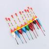 10Pcs Fishing Floats Set Buoy Bobber Fluctuate Mix Size Color Float Buoy Pesca Light Stick Floats